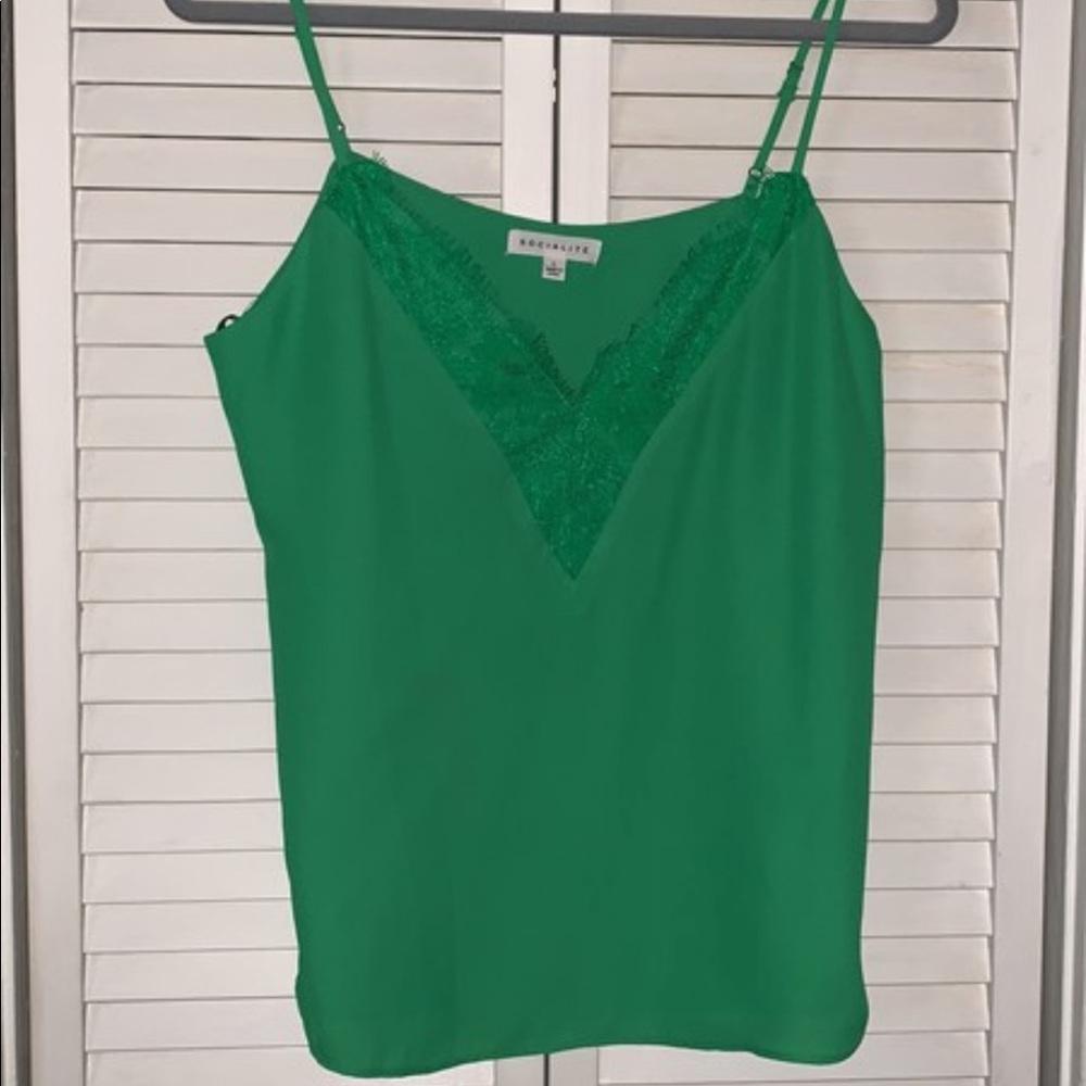 Green Lace Cami